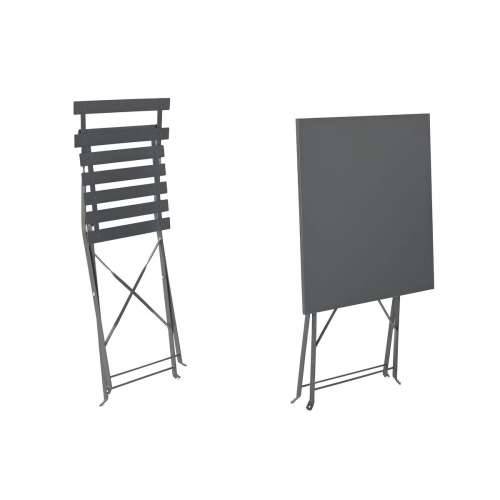 Komplet stola i 2 stolice Home ESPRIT Siva 60 x 60 x 71 cm Cijena