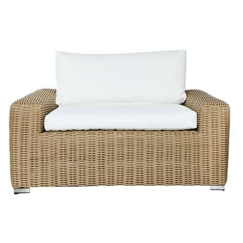 Vrtna fotelja Home ESPRIT Bež Svijetlo smeđi 111 x 87 x 63 cm Cijena