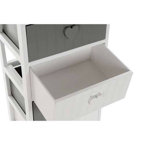 Ormarić s ladicama Home ESPRIT Bijela Siva 40 x 29 x 90 cm Cijena