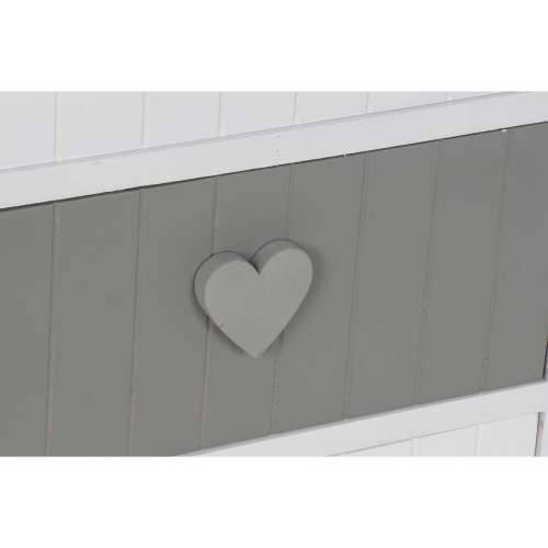 Ormarić s ladicama Home ESPRIT Bijela Siva 40 x 29 x 58 cm Cijena