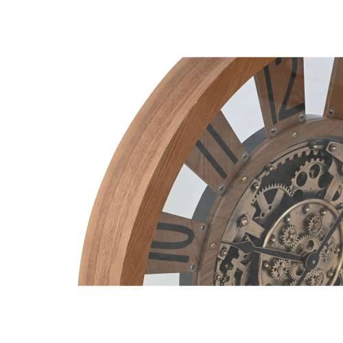 Zidni sat Home ESPRIT Prirodno Drvo Metal 80 x 9,5 x 80 cm Cijena