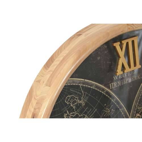 Zidni sat Home ESPRIT Crna zlatan Kristal Željezo Vintage 62 x 8,5 x 62 cm Cijena