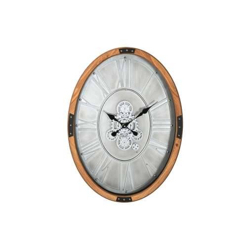 Zidni sat Home ESPRIT Srebrna Prirodno Metal Kristal borovina 50 x 8 x 68 cm Cijena