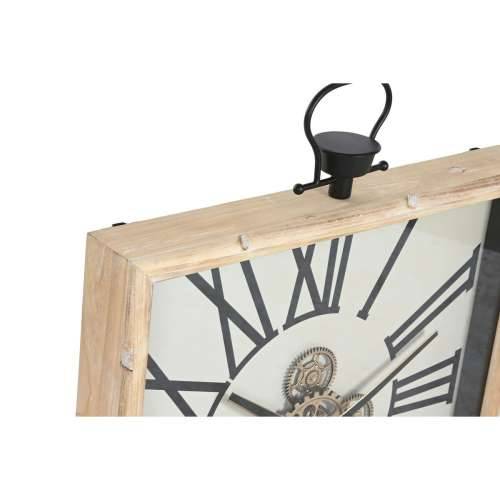 Zidni sat Home ESPRIT Bijela Prirodno Metal borovina 60 x 8,5 x 73 cm Cijena