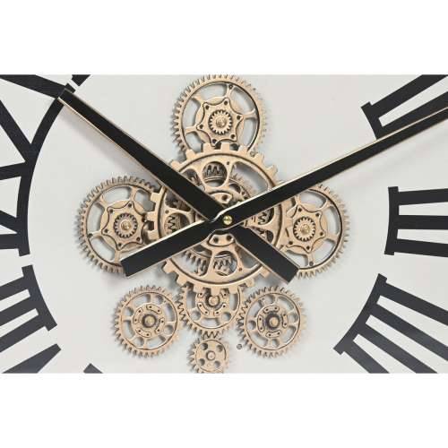 Zidni sat Home ESPRIT Bijela Prirodno Metal borovina 60 x 8,5 x 73 cm Cijena
