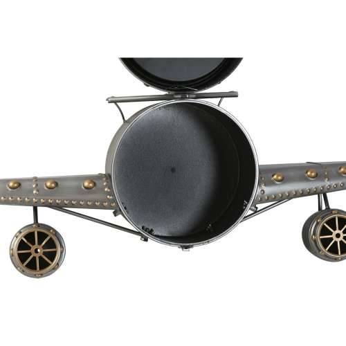 Zidni sat Home ESPRIT zlatan Srebrna Metal Avion Vintage 143 x 20 x 46 cm Cijena