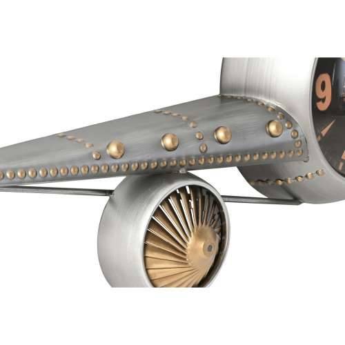 Zidni sat Home ESPRIT zlatan Srebrna Metal Avion Vintage 114 x 11 x 40 cm Cijena