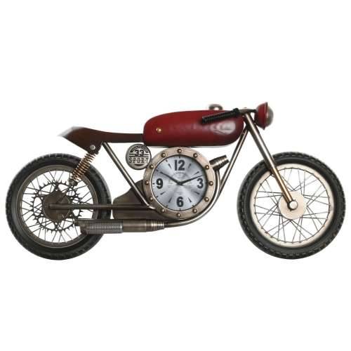 Zidni sat Home ESPRIT Crvena zlatan PVC Metal Motorcikl Vintage 95 x 12 x 43,5 cm Cijena