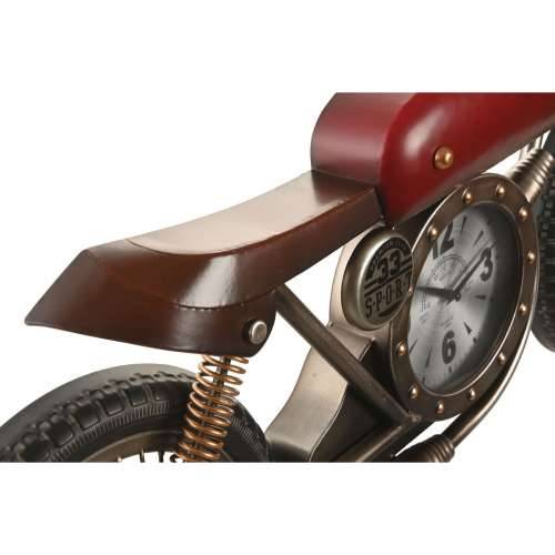 Zidni sat Home ESPRIT Crvena zlatan PVC Metal Motorcikl Vintage 95 x 12 x 43,5 cm Cijena