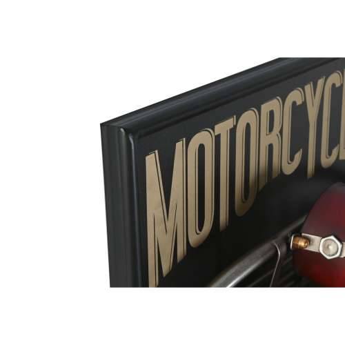Zidni sat Home ESPRIT Crna Crvena zlatan PVC Metal Motorcikl Vintage 60 x 18 x 120 cm Cijena