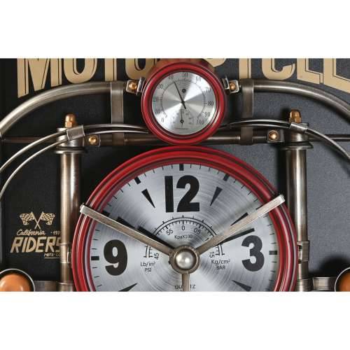 Zidni sat Home ESPRIT Crna Crvena zlatan PVC Metal Motorcikl Vintage 60 x 18 x 120 cm Cijena
