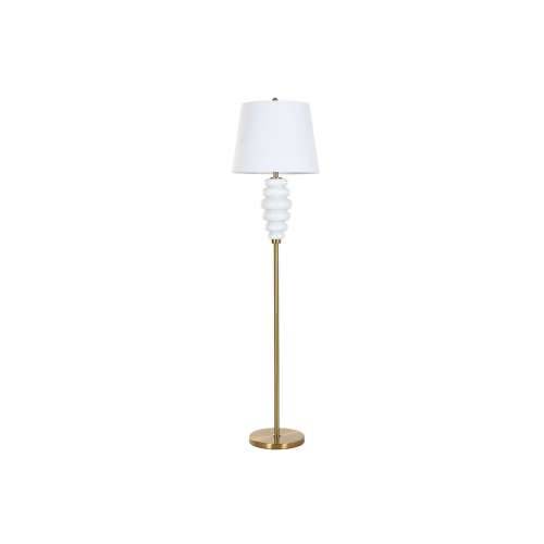 Podna svjetiljka Home ESPRIT Bijela zlatan 220 V 43 x 43 x 170 cm Cijena
