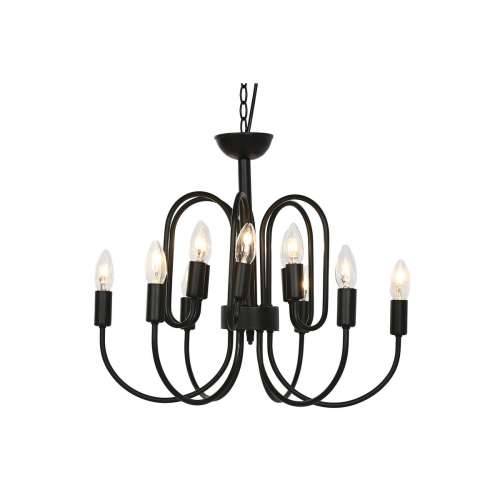 Stropna svjetiljka Home ESPRIT Crna Metal 54 x 54 x 46 cm Cijena