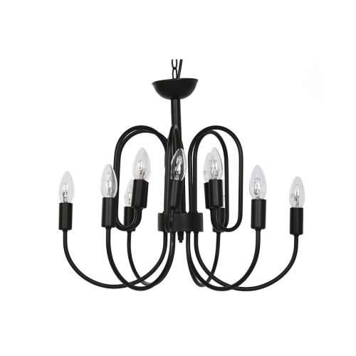 Stropna svjetiljka Home ESPRIT Crna Metal 54 x 54 x 46 cm Cijena