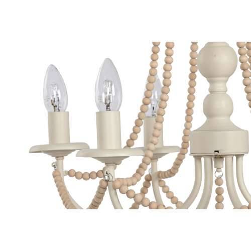 Stropna svjetiljka Home ESPRIT Svijetlo smeđi Metal Željezo Borovina 25 W 57 x 28 x 57 cm Cijena