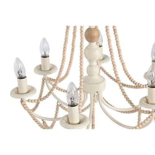 Stropna svjetiljka Home ESPRIT Svijetlo smeđi Metal Željezo Borovina 25 W 57 x 28 x 57 cm Cijena