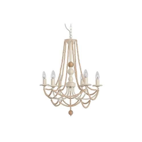 Stropna svjetiljka Home ESPRIT Svijetlo smeđi Metal Željezo Borovina 25 W 57 x 28 x 57 cm Cijena