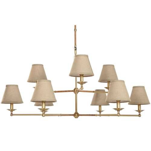 Stropna svjetiljka Home ESPRIT Bež zlatan Mesing 25 W 113 x 113 x 132 cm Cijena