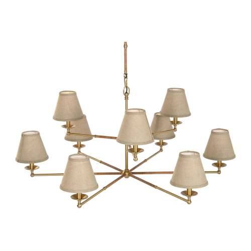Stropna svjetiljka Home ESPRIT Bež zlatan Mesing 25 W 113 x 113 x 132 cm Cijena
