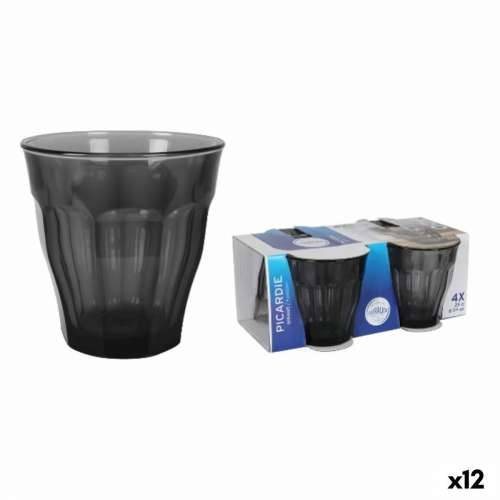 Čaša vode Duralex Picardie Crna Siva 250 ml 4 Dijelovi (12 kom.) Cijena
