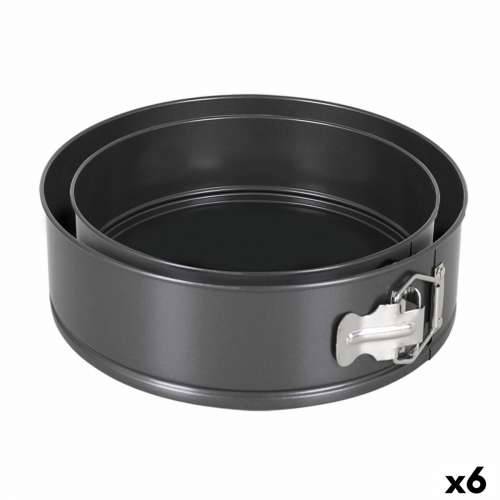 Odvojivi Kalup Quttin Crna 20 x 6,8+24 x 7 cm 2 Dijelovi (6 kom.) Cijena