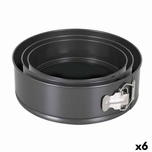 Odvojivi Kalup Quttin Crna 24 x 7+28 x 6,8 cm 3 Dijelovi (6 kom.) Cijena