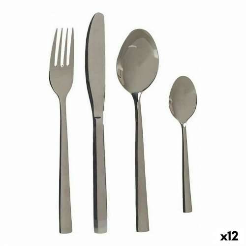 Set Pribora za Jelo Srebrna Nehrđajući Čelik (12 kom.) Cijena