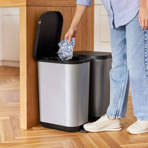Kanta za smeće Rotho Ribo Silver Srebro Plastika 35 L Cijena