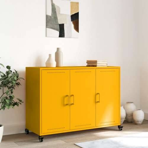 Komoda boja senfa 100,5x39x72 cm čelični - Žuta 1 Cijena