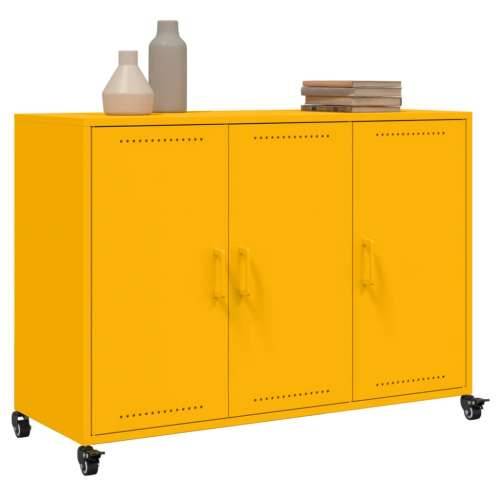 Komoda boja senfa 100,5x39x72 cm čelični - Žuta 1 Cijena