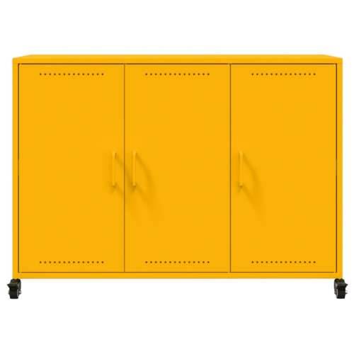 Komoda boja senfa 100,5x39x72 cm čelični - Žuta 1 Cijena