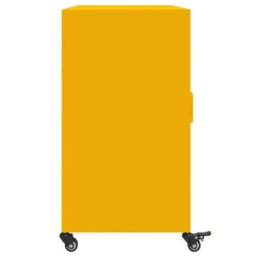 Komoda boja senfa 100,5x39x72 cm čelični - Žuta 1 Cijena