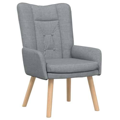 Relaxing Chair Svjetlosiva Tkanina Cijena