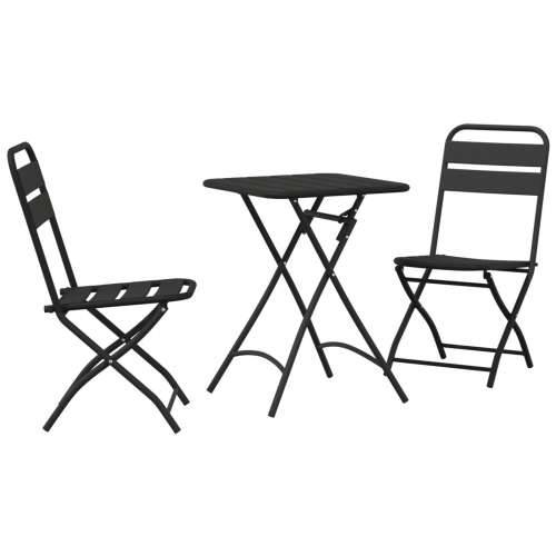 Bistro set od 3 dijela u antracitnoj boji Cijena