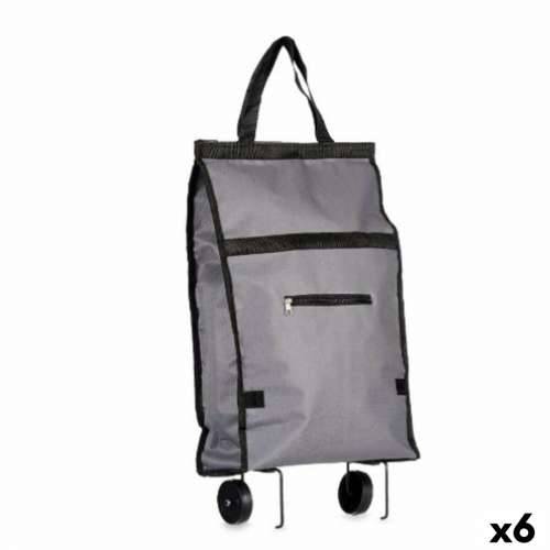 Kolica za kupovinu Sklopiv S kotačima 32 x 15 x 63 cm Siva (6 kom.) Cijena