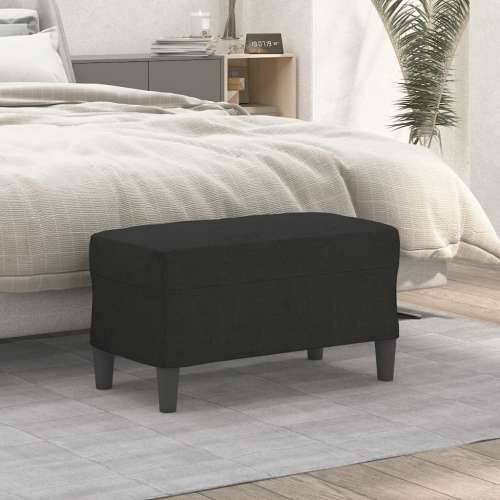 Klupa crna 70x35x41 cm od tkanine - Crna 70 x 35 x 41 cm Cijena