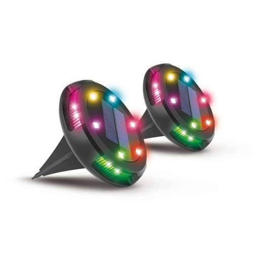 Solarna svjetiljka Activejet AJE-LARIX DP Crna RGB 11 x 14,5 x 11 cm (2 kom.) Cijena