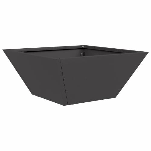 Metalna sadilica Crna Metal 35 x 35 x 15 cm Izdržljiva Cijena