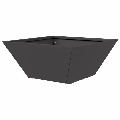 Metalna sadilica Crna Metal 35 x 35 x 15 cm Izdržljiva Cijena