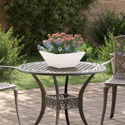 Set Plastičnih Sadilica Bijela Plastika 35 x 35 x 15 cm Cijena