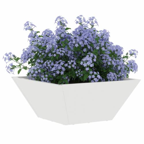 Set Plastičnih Sadilica Bijela Plastika 35 x 35 x 15 cm Cijena