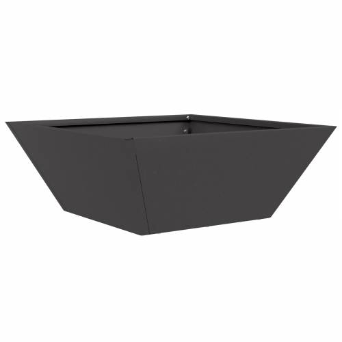 Metalna sadilica Crna Metal 40 x 40 x 15 cm Izdržljiva Cijena