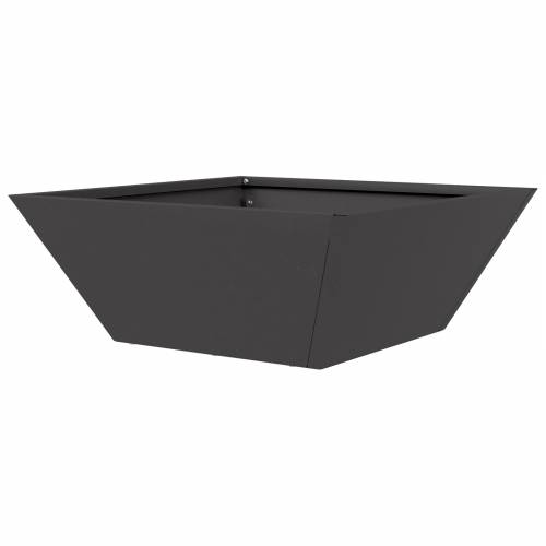 Metalna sadilica Crna Metal 40 x 40 x 15 cm Izdržljiva Cijena