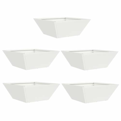 Set plastičnih sadilica Bijela Plastika 40 x 40 x 15 cm Složljivo Cijena