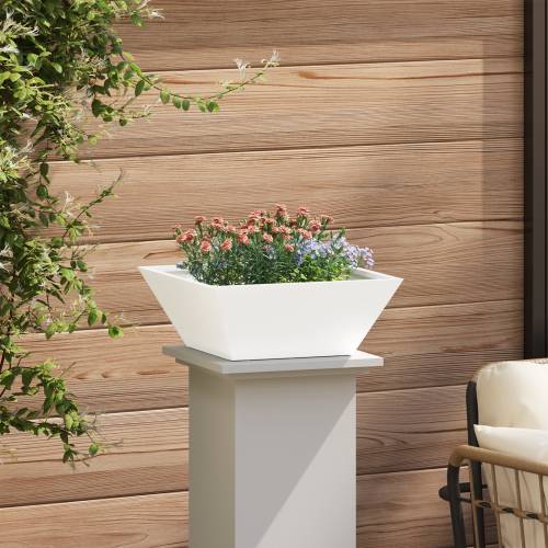 Set plastičnih sadilica Bijela Plastika 40 x 40 x 15 cm Složljivo Cijena
