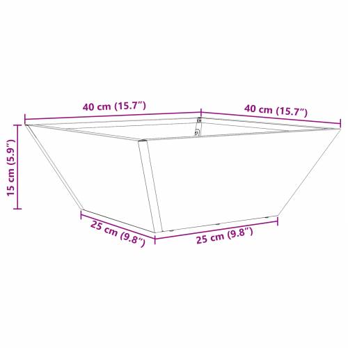 Set plastičnih sadilica Bijela Plastika 40 x 40 x 15 cm Složljivo Cijena
