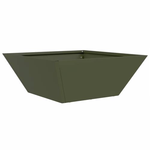 Metalna sadilica Maslinasta Metal 40 x 40 x 15 cm Pravokutna Cijena