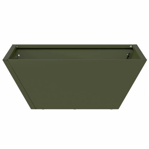 Metalna sadilica Maslinasta Metal 40 x 40 x 15 cm Pravokutna Cijena
