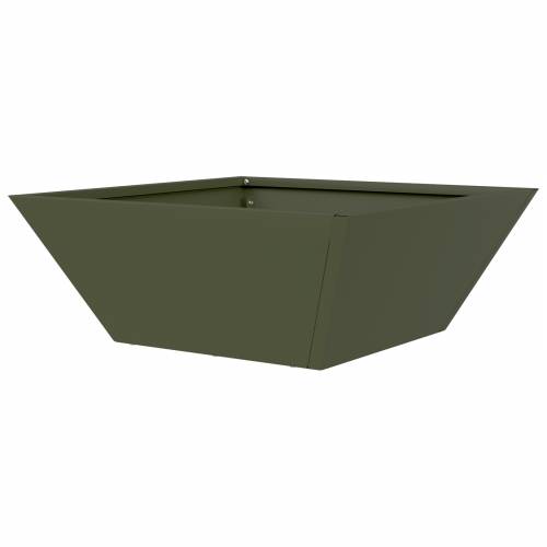 Metalna sadilica Maslinasta Metal 40 x 40 x 15 cm Pravokutna Cijena