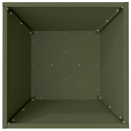 Metalna sadilica Maslinasta Metal 40 x 40 x 15 cm Pravokutna Cijena